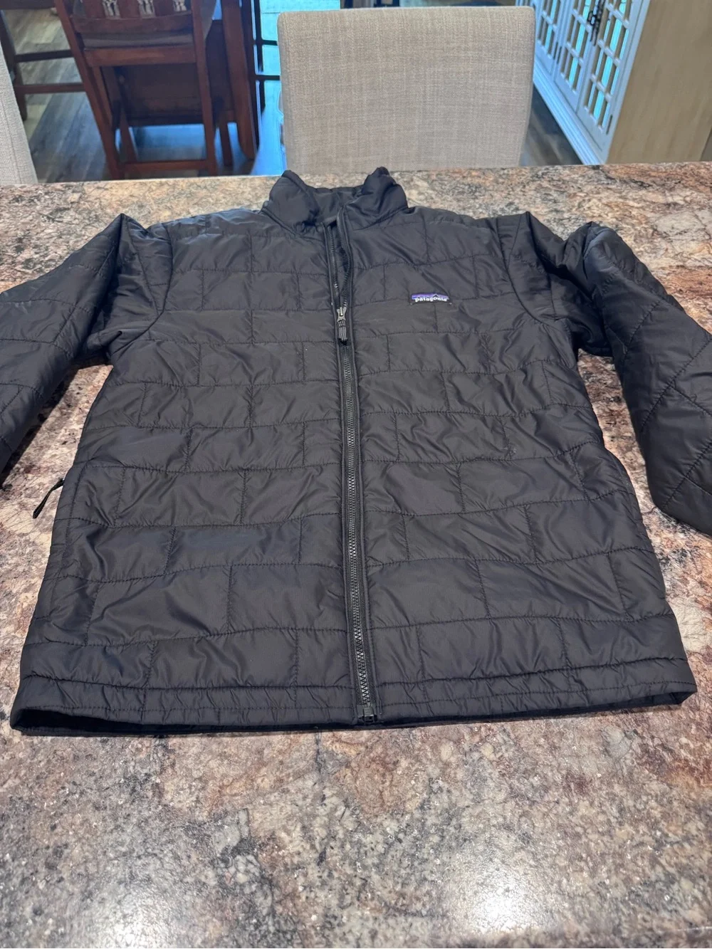 Patagonia Black Quilted Puffer Jacket